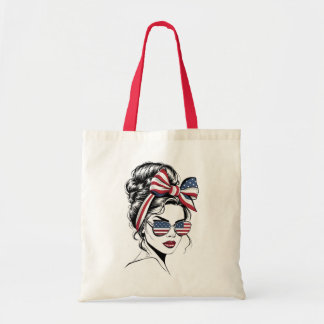 Americana Stijl Vrouw Tote Bag