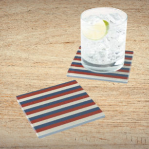 Americana Strepen – Patriotische Drank Ondersetzer Glazen Onderzetter
