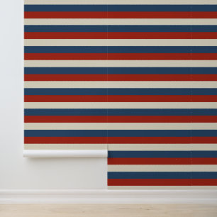Americana Stripes - Papier peint classique en gras
