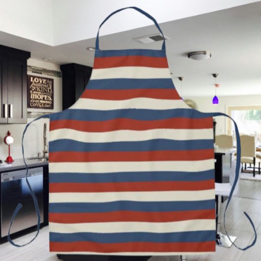 Americana Stripes – Schort voor patriottische chef