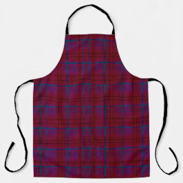 Americana Weathered Plaid Apron Schort