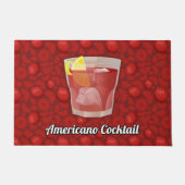 Americano cocktail deurmat (Voorkant)