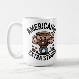 Americano! Extra Sterk – Opgemuskeld Koffie Koffiemok