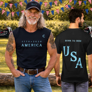 America's 250e verjaardag Born To Ride Team Groep T-shirt