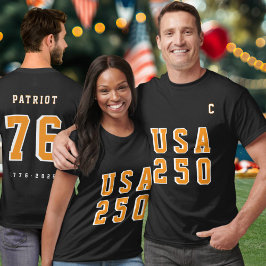 America's 250th USA 250 Event Name Party Jersey T-shirt