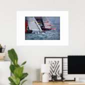america's cup zeilen, zeilboot, zeilboot race poster (Thuiskantoor)
