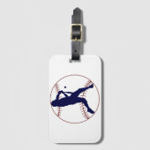 America's Pastime Bagagelabel (Voorkant (verticaal))