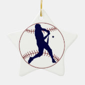 America's Pastime Keramisch Ornament (Voorkant)