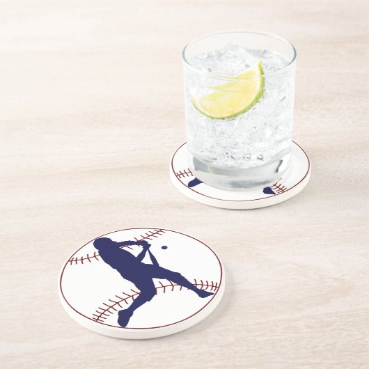 America's Pastime Zandsteen Onderzetter (Zijkant)