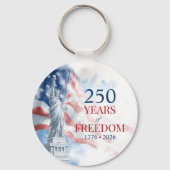 America's Semiquincentennial 250 Years Freedom Sleutelhanger (Voorkant)