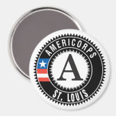AmeriCorps St. Louis Magnet Magneet (Voorkant / Achterkant)