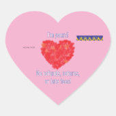 Americus Video I'm Yours Valentine #2 Hart Sticker (Voorkant)