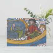 Amerigo Vespucci Explorateur sur une carte des Amé (Debout devant)