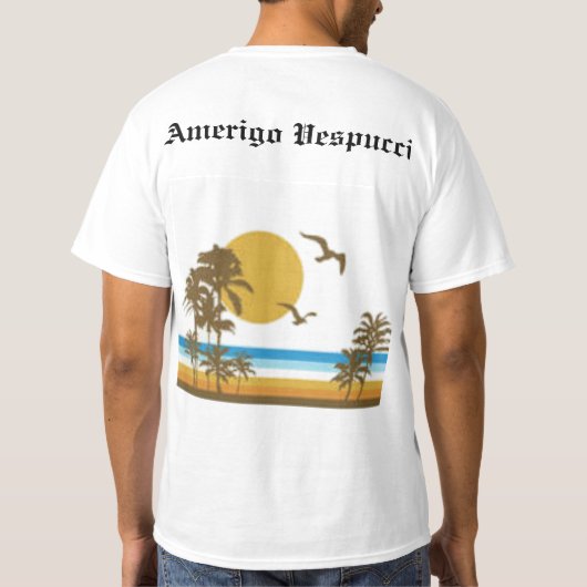 Amerigo Vespucci T-Shirt (Achterkant)