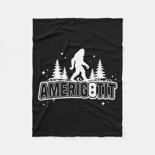 Amerigotit Funny Meme T 2025  Fleece Deken (Voorkant)