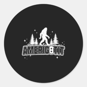 Amerigotit Grappige Meme T 2025 Ronde Sticker