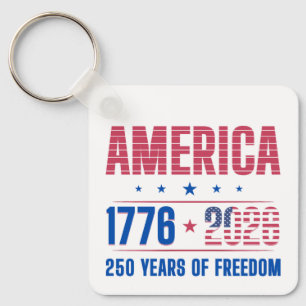 AMERIKA 1776 2026 250 jaar vrijheid Sleutelhanger