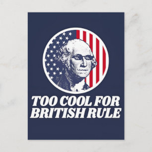 Amerika 1776 Patriottisch Ontwerp Vrijheid Onafhan Feestdagenkaart
