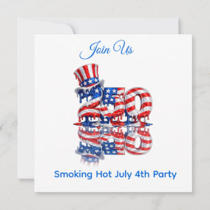 Amerika 250 4 juli sleutelhanger save the date