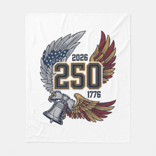 Amerika 250 Adelaar Vleugels 2026 Patriottisch Ont Fleece Deken