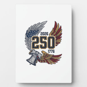 Amerika 250 Adelaar Vleugels 2026 Patriottisch Ont Fotoplaat