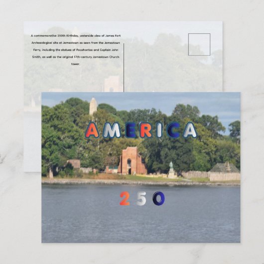 Amerika 250 briefkaart (Voorkant / Achterkant)