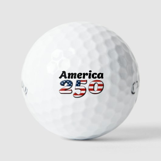 Amerika 250 Design Golfballen (Voorkant)