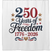Amerika 250 douchegordijn (Voorkant)