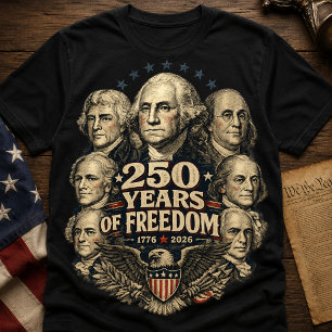 Amerika 250 Founding Fathers Patriottisch T-shirt