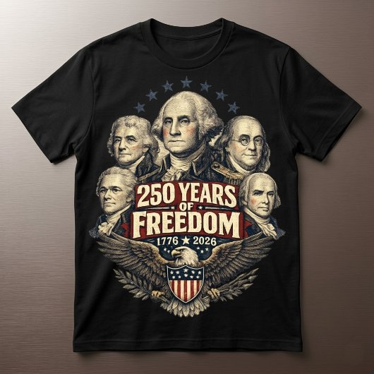 Amerika 250 Founding Fathers T-shirt