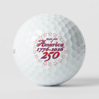 Amerika 250 golfballen