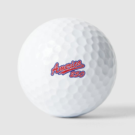 Amerika 250 golfballen (Voorkant)