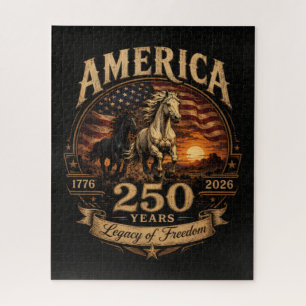 Amerika 250 Jaar 1776 2026 Eeuwfeest Legpuzzel