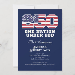 Amerika 250 Jaar 250e Verjaardag Onafhankelijkheid Kaart