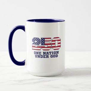 Amerika 250 Jaar 250e Verjaardag Onafhankelijkheid Mok