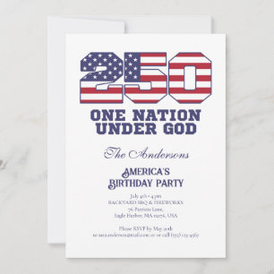 Amerika 250 Jaar 250ste Verjaardag Onafhankelijkhe Kaart
