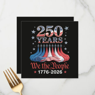 Amerika 250 Jaar 4 juli Menu