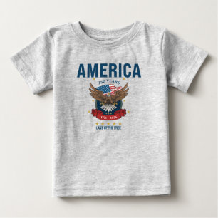 Amerika 250 Jaar Adelaar Patriottisch Rood Wit Bla