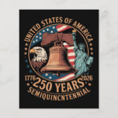 Amerika 250 Jaar Flyer (Achterkant)