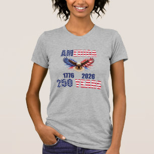 Amerika 250 Jaar – Patriottische Adelaar 1776–2026 T-shirt