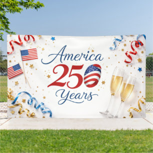 Amerika 250 Jaar Patriottische Viering  Spandoek