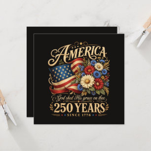 Amerika 250 jaar sinds 1776 bloemengeschenk patrio