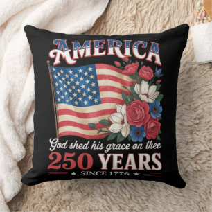 Amerika 250 Jaar Vlag Bloemstuk Kussen