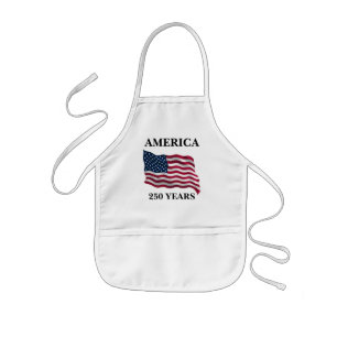Amerika 250 Jaar Vlag Kinder Schort