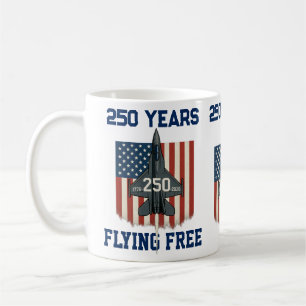 Amerika 250 Jaar Vliegend Vrij - 1776-2026 Koffiemok