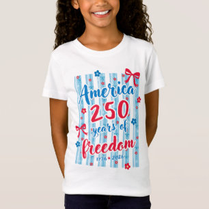 Amerika 250 Jaar Vrijheid 1776 2026 Patriottisch T-shirt