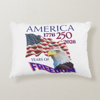 Amerika 250 jaar vrijheid accent kussen