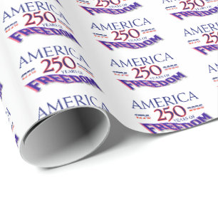 AMERIKA 250 JAAR VRIJHEID CADEAUPAPIER