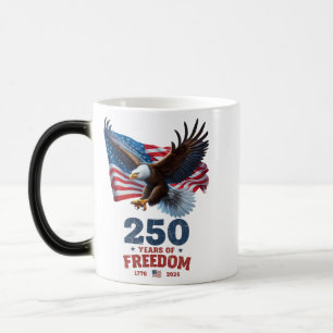 Amerika 250 Jaar Vrijheid Stekelarend Vlag van de Magische Mok