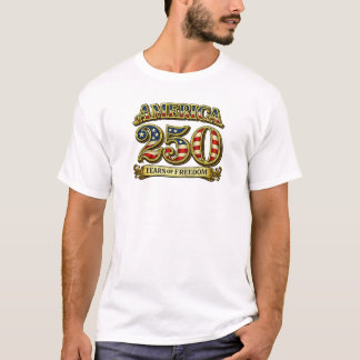 AMERIKA 250 JAAR VRIJHEID T-SHIRT